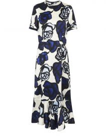 Rose-Print Sheath Dress by Marni at 24S