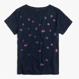 Rose Print Tshirt at J. Crew