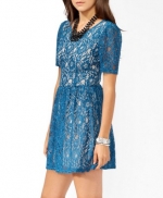 Rose's blue lace dress at Forever 21