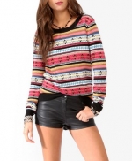 Rose's striped sweater from Forever 21 at Forever 21