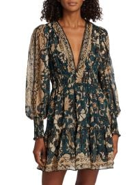 Rosetta Floral Silk Minidress at Saks Fifth Avenue