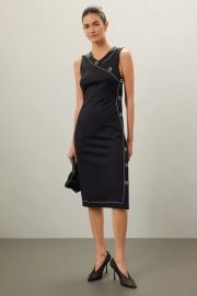 Rosetta Getty Asymmetric Snap Dress at Rent the Runway