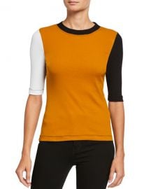 Rosetta Getty Colorblocked Cotton 1 2-Sleeve T-Shirt at Neiman Marcus