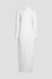 Rosetta Getty Cotton poplin maxi shirt dress at The Outnet