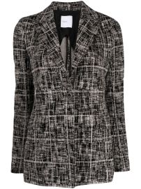 Rosetta Getty Etched Plaid Pattern Blazer - at Farfetch