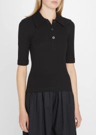 Rosetta Getty Fitted Polo T-Shirt - at Bergdorf Goodman