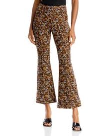 Rosetta Getty Geo Print Cropped Kick Flare Pants Bloomingdales at Bloomingdales