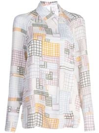 Rosetta Getty Geometric Print Shirt - Farfetch at Farfetch