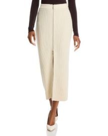 Rosetta Getty Ribbed Zip Maxi Skirt Bloomingdales at Bloomingdales