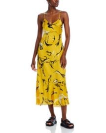 Rosetta Getty Silk Bias Slip Dress Bloomingdales at Bloomingdales