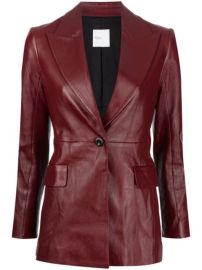 Rosetta Getty single-breasted Leather Blazer - at Farfetch