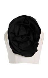 Rosette-Detailed Silk Top By Carolina Herrera at Moda Operandi