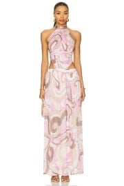 Rosette Maxi Dress at Revolve