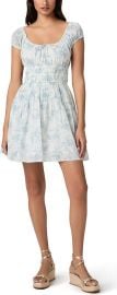 Rosewood Shirred Bodice Cotton Mini Sundress at Nordstrom