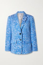 Rosie Assoulin - Floral-jacquard blazer at Net A Porter