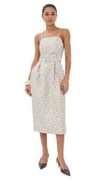 Rosie Assoulin Artichoke Dress with Belt Clementine 10 at Shopbop