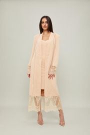 Rosie Lace amp Crepe Duster Kalayci London at Kalayci London