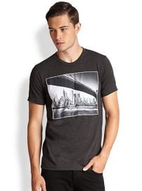 Rosser Riddle - Brooklyn Bridge Cotton Tee at Saks Fifth Avenue