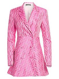 Rotate - N 23 Double-Breasted Jacquard Blazer Dress at Saks Fifth Avenue