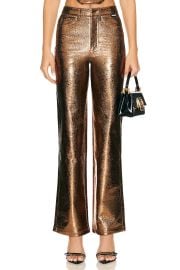 Rotate High Waist Pants In Toasted Coconut at Revolve