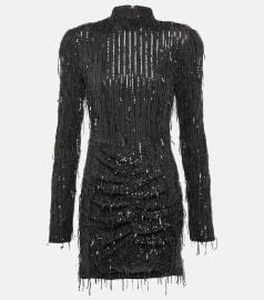 Rotate Sequined minidress at Mytheresa