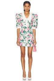 Rowen Rose Sable Mini Polo Dress in Light Pink Pink Roses FWRD at FWRD
