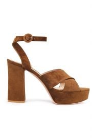 Roxy 105 suede platform sandals at The Outnet