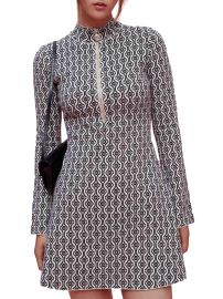 Roy Mockneck Fit-&-Flare Dress at Saks Fifth Avenue