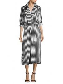 WornOnTV: Sharon’s black and white striped long jacket on The Talk ...