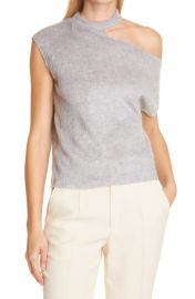 RtA Denim Axel One Shoulder Top at Nordstrom