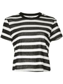 RtA Striped T-shirt - Farfetch at Farfetch