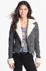 Rubbishand174 Fleece Lined Knit Jacket at Nordstrom