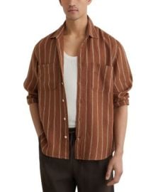 Rubus Striped Linen Shirt at Bloomingdales