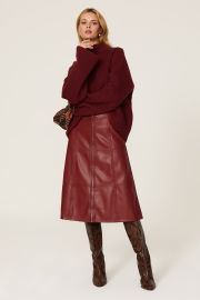 Ruby Faux Leather Skirt by Sweet Baby Jamie for 70 Rent the Runway at Rent the Runway