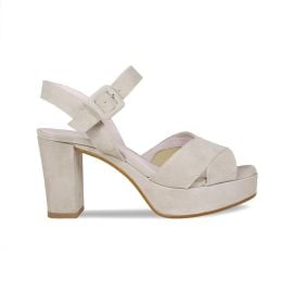 Ruby Pale Taupe Suede - Pretty Heels for Bunions Sole Bliss Sole Bliss USA at Sole Bliss