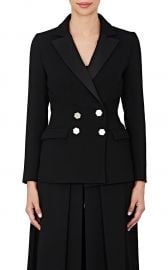 Ruby Suppressed-Waist Wool Blazer by Osman at Barneys