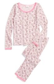 Ruby andamp Bloom Two-Piece Fitted Pajamas at Nordstrom