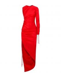 Ruched Asymmetric Dress by David Koma at Yoox