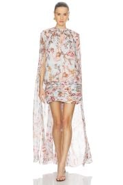 Ruched Cape Mini Dress at Revolve