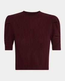 Ruched Cashmere-Wool Sweater at Neiman Marcus