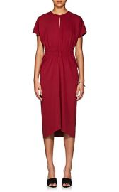 Ruched Crepe Midi-Dress at Barneys