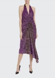 Ruched Degrade Sequin Dress at Bergdorf Goodman