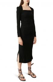 Ruched Long Sleeve Midi Dress at Nordstrom