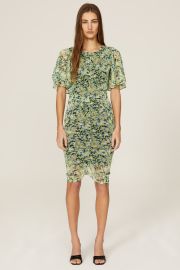 Ruched Mesh Dress by Saunders Collective for 55 at Rent the Runway