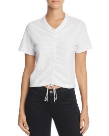 Ruched Short Sleeve Tee at Bloomingdales