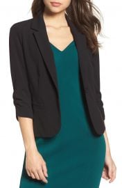 Ruched Sleeve Blazer at Nordstrom