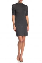 Ruched Sleeve Crepe Dress by Velvet Torch at Nordstrom Rack