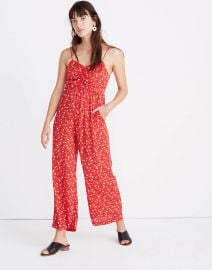 Ruched Wide-Leg Jumpsuit in Prairie Posies by Madewell at Madewell