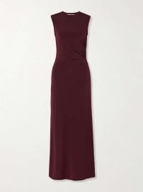 Ruched stretch-jersey maxi dress at Net a Porter