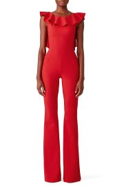 Ruffle Back Jumpsuit at Rent The Runway